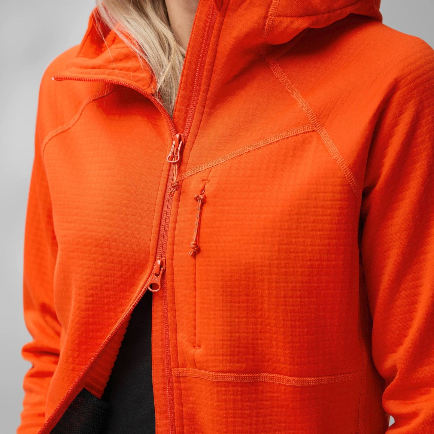 ABISKO GRID FLEECE HOODIE W - US 6825