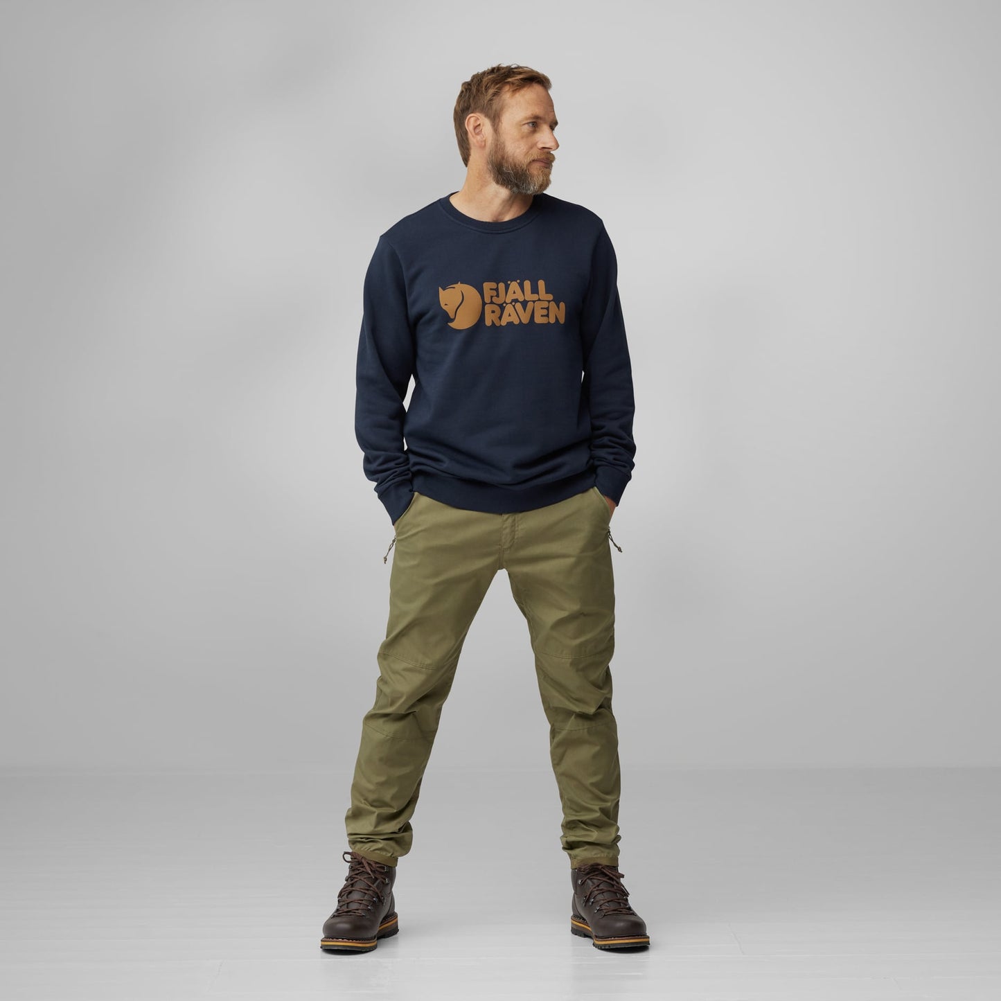 FJÄLLRÄVEN LOGO SWEATER M - US 0903