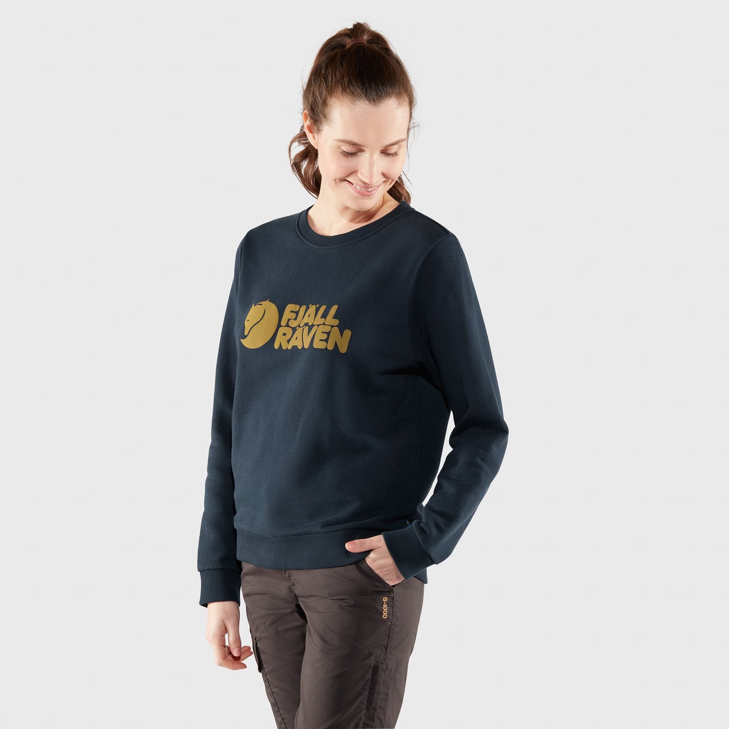 FJÄLLRÄVEN LOGO SWEATER W - US 1430