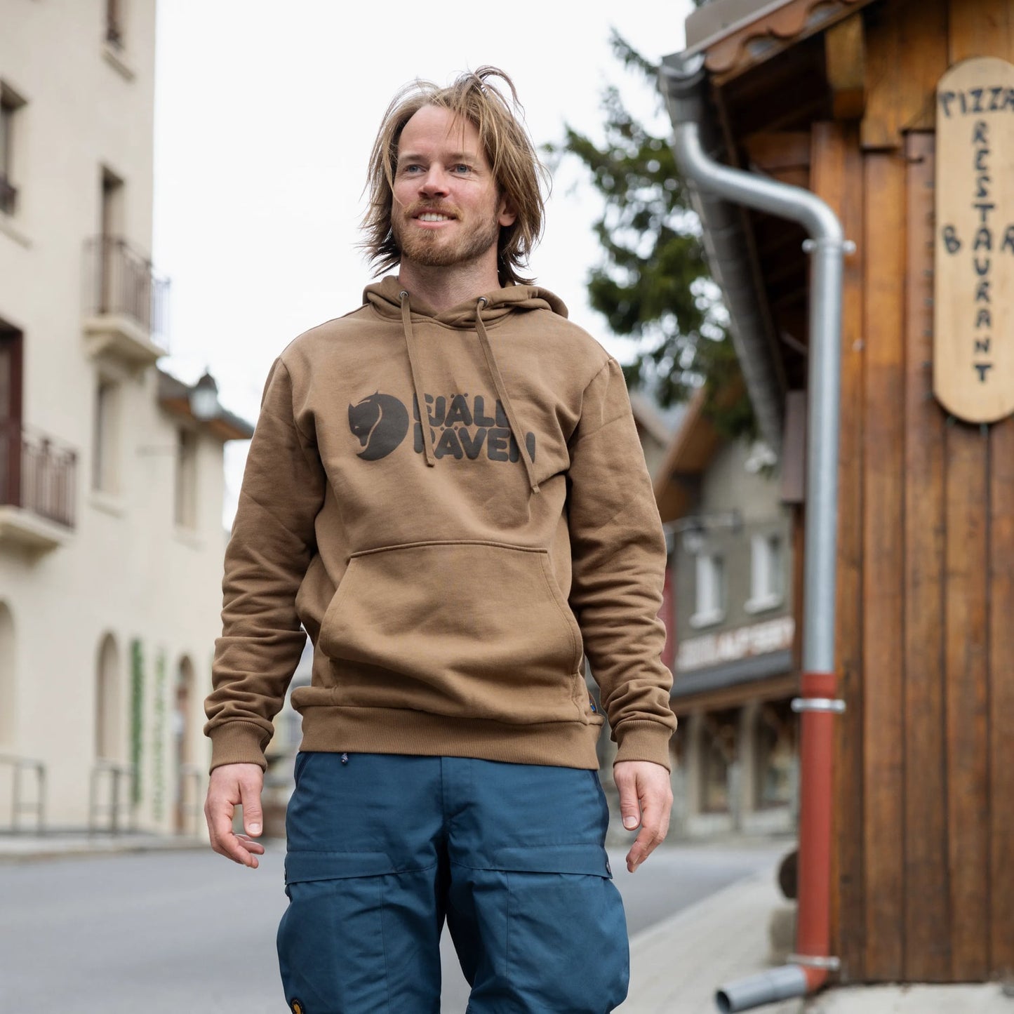 FJÄLLRÄVEN LOGO HOODIE M - US 1940